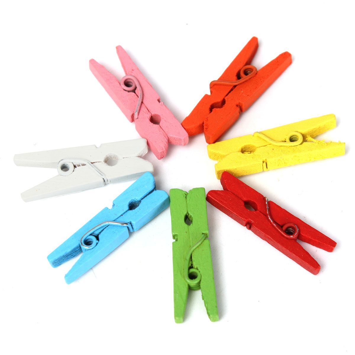 100Pcs-Mini-Wooden-Craft-Pegs-Clothes-Peg-Paper-Photo-Hanging-Spring-25mm-Decorations-1276393