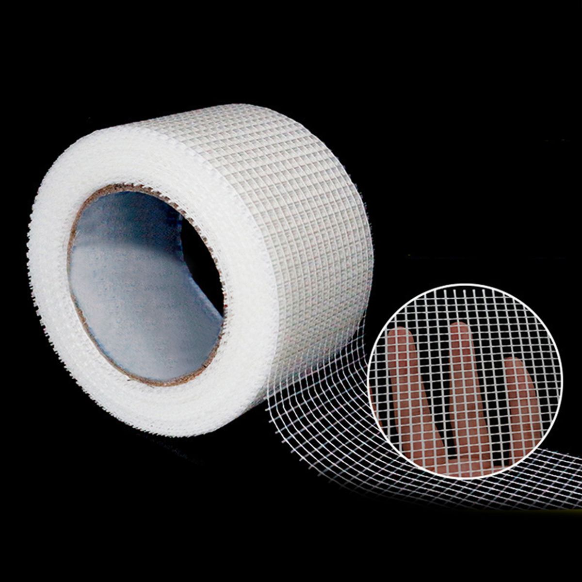 100mm-45M-Alkali-amp-Corrosion-Resistant-Fiberglass-Cloth-Tape-Mesh-Joint-Tape-Tissue-Tape-Drywall-1339694