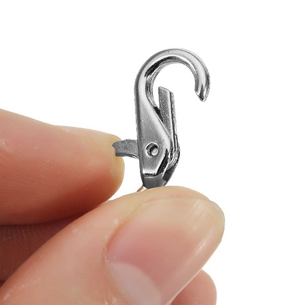 10Pcs-23mm-Silver-Zinc-Alloy-Lobster-Claw-Clasp-with-17mm-Round-Ring-1152641