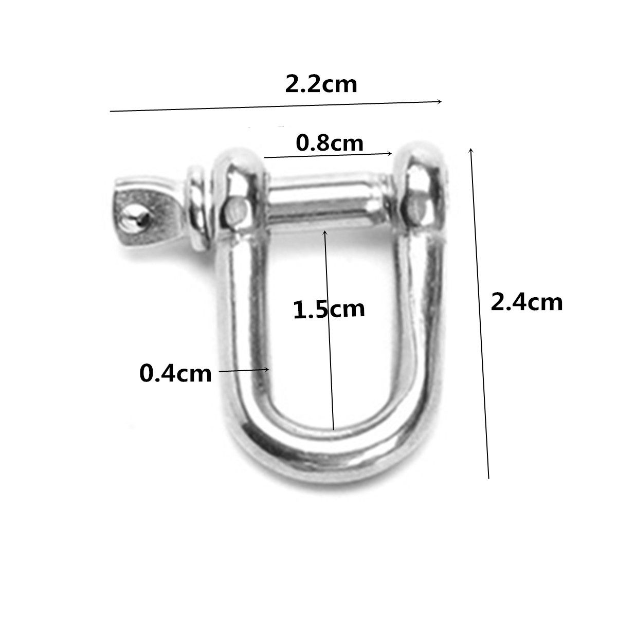 10Pcs-Stainless-Steel-316-D-Ring-Anchor-Shackle-Screw-Pin-for-Paracord-Bracelets-1297745