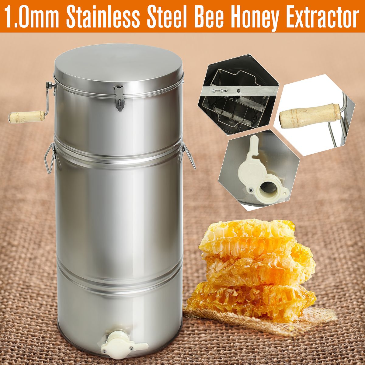 10mm-Stainless-Steel-Bee-Honey-Extractor-Beehive-Drum-Tank-Beekeeping-Equipment-Two-Frame-1375336