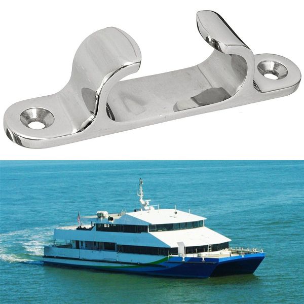 10x2x25cm-Stainless-Steel-Polished-Boat-Cleat-Line-Rope-Yacht-Marine-Hardware-1098590