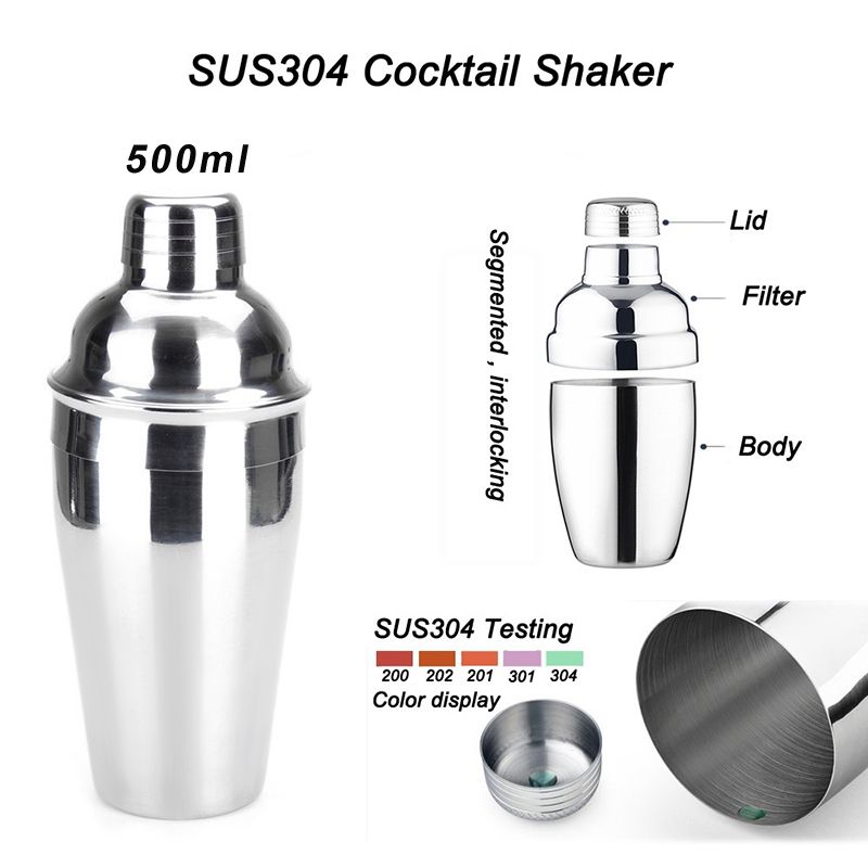 11Pcs-Stainless-Steel-Cocktail-Shaker-Mixer-Martini-Spirits-Muddler-Pourer-Strainer-Bartender-Set-1353379