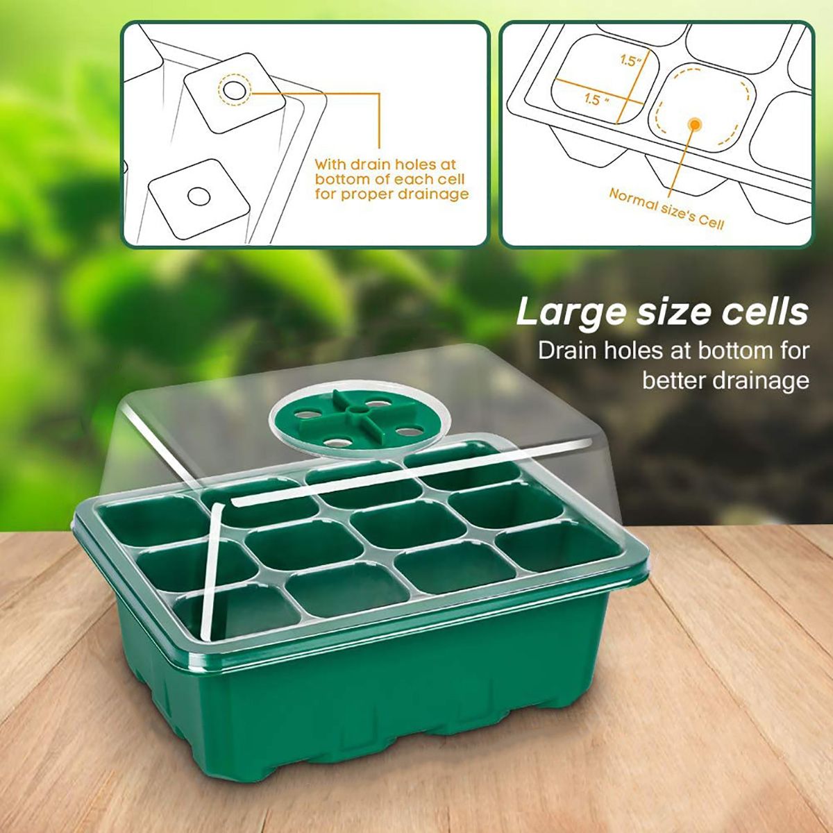 12-Cells-Grain-Trays-Grainling-Starter-Tray-Humidity-Adjustable-Plant-Starting-Kit-With-Dome-And-Bas-1754240