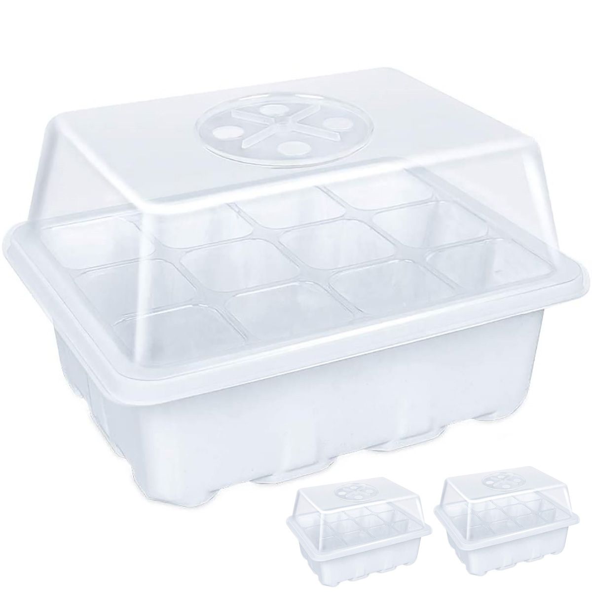 12-Cells-Grain-Trays-Grainling-Starter-Tray-Humidity-Adjustable-Plant-Starting-Kit-With-Dome-And-Bas-1754240