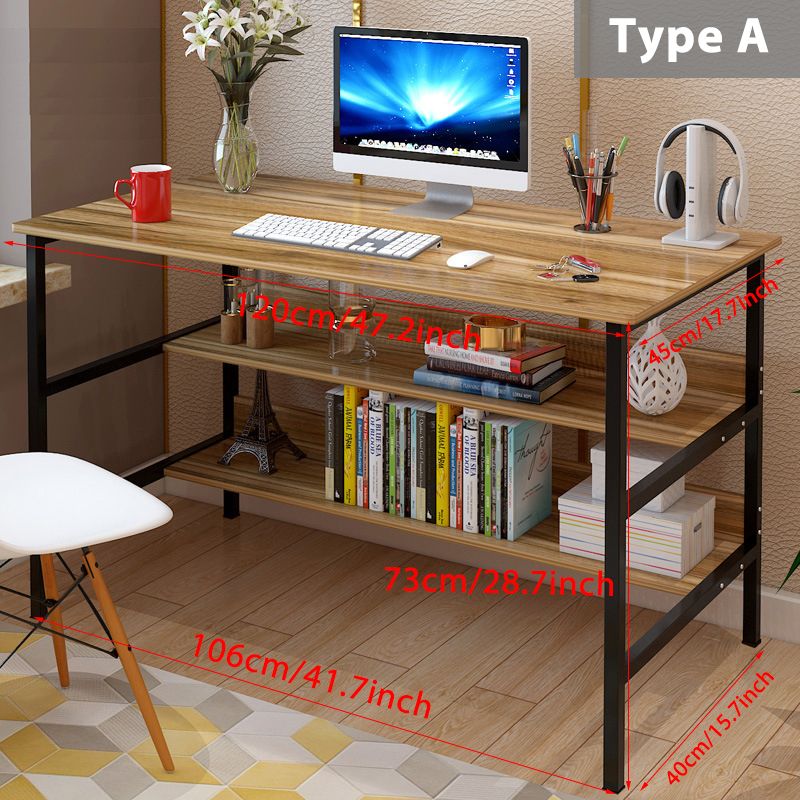 120x45x73cm-Laptop-Computer-Desk-Study-Table-Storage-Home-Office-Workstation-Kit-1738019