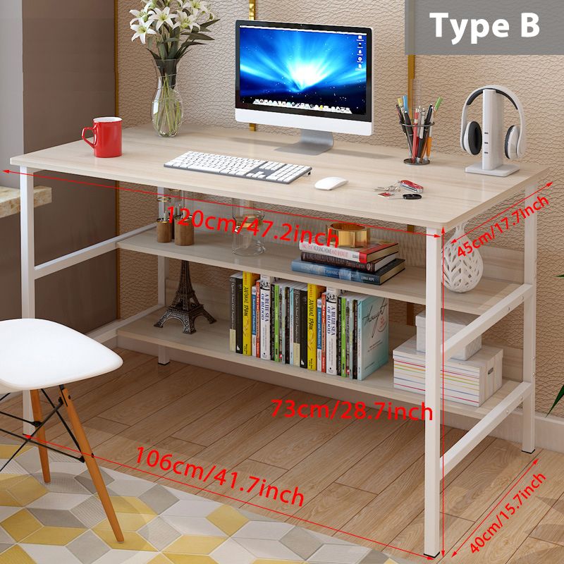 120x45x73cm-Laptop-Computer-Desk-Study-Table-Storage-Home-Office-Workstation-Kit-1738019