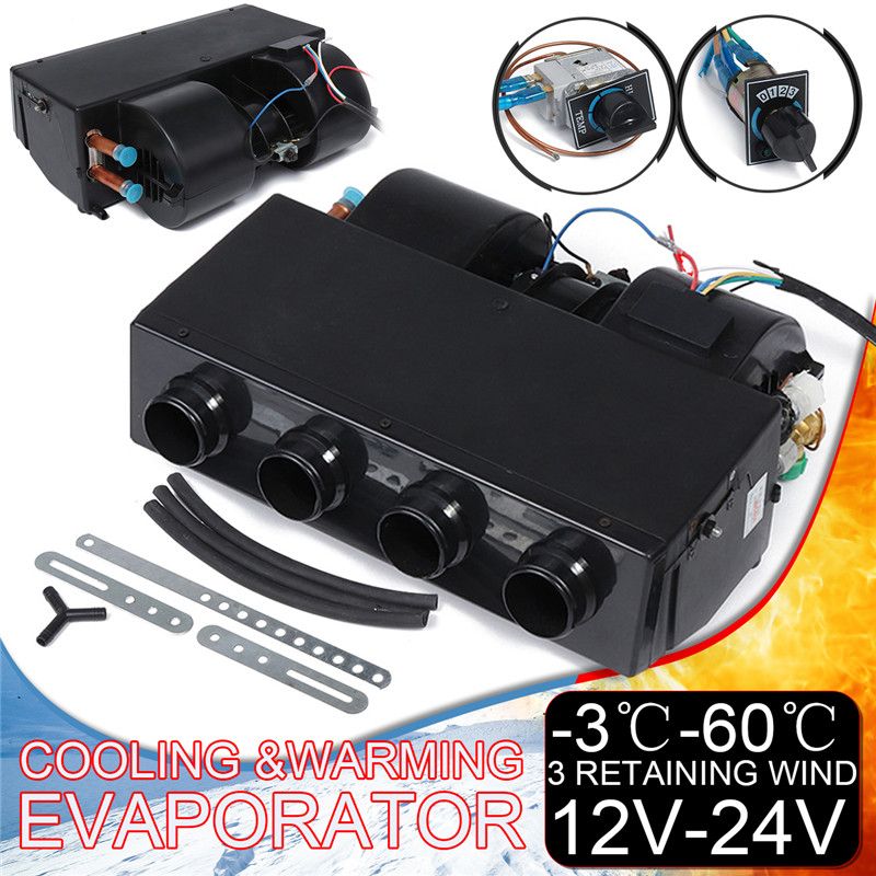 1224V-3800Rpm-4-Port-Heater-Universale-Auto-Vehicles-Underdash-Warning-and-Cooling-Evaporator-1399134