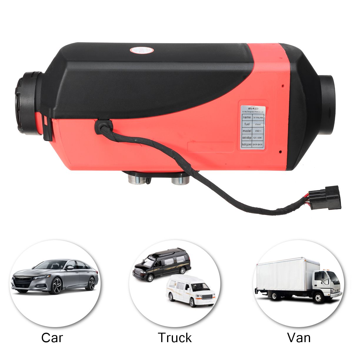 12V-8kw-Diesel-Air-Parking-Heater-with-10L-Fuel-Tank-Silencer-amp-Remote-Control-1368351