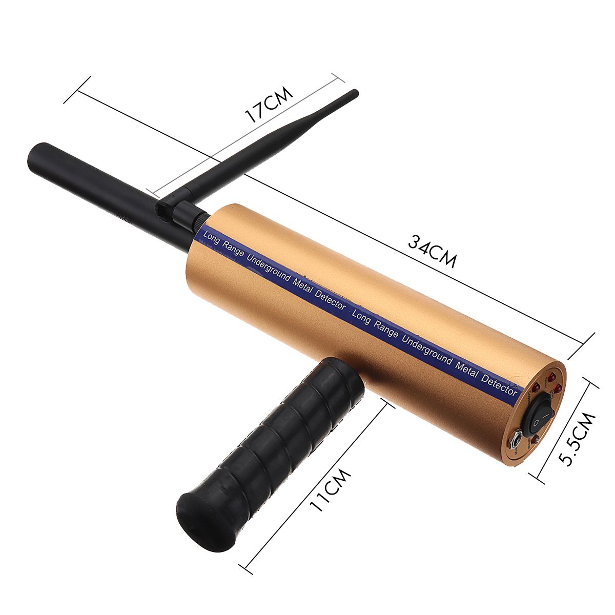 12V-AKS-Antenna-Metal-Detector-Locator-Scanner-Gold-Mineral-1200M-Detecting-Range-1306839