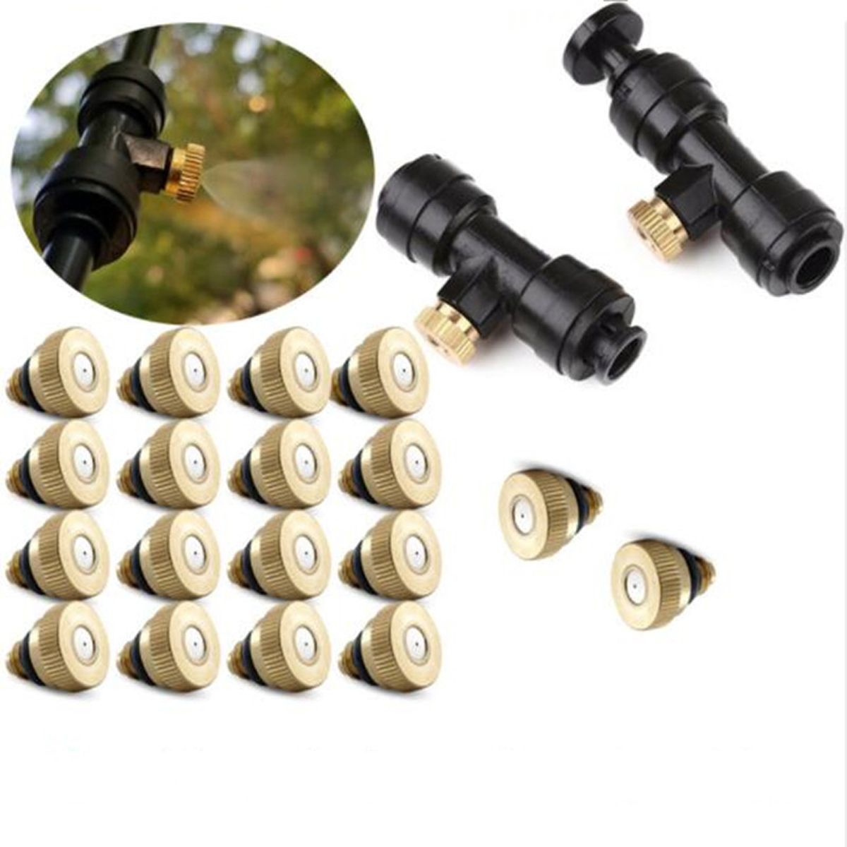 14quot-Brass-Low-Pressure-Misting-Nozzle-Quick-Plug-Socket-Plug-Spray-Set-Outdoor-Garden-Water-Spray-1531384