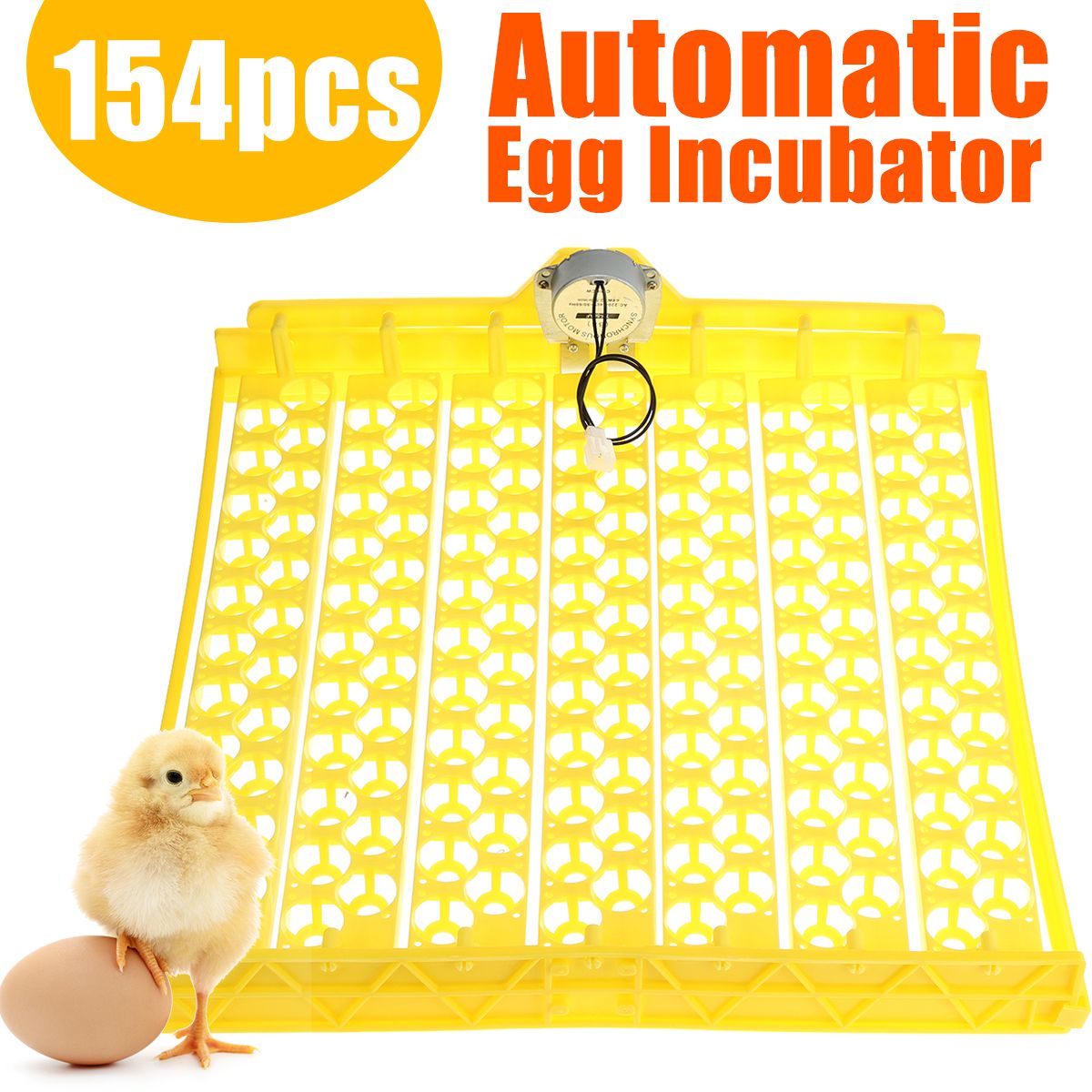 154-Eggs-Quail-Turner-Tray-Container-for-Hatching-Incubator-with-220V-Automatic-Turning-Motor-1719579