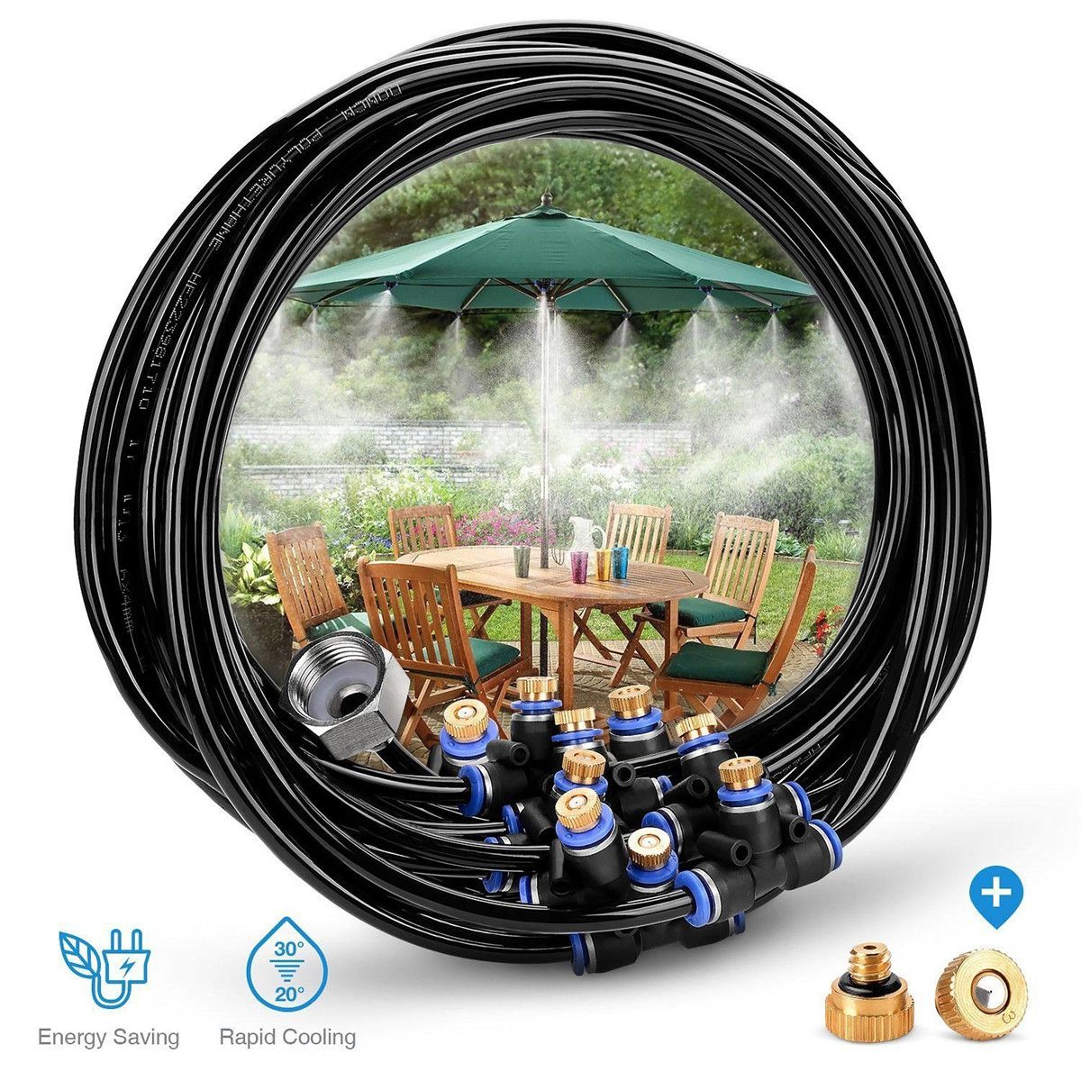18M3M-Outdoor-Mist-Coolant-System-Water-Sprinkler-Garden-Patio-Mister-Cooling-Spray-Kits-Micro-Irrig-1527363