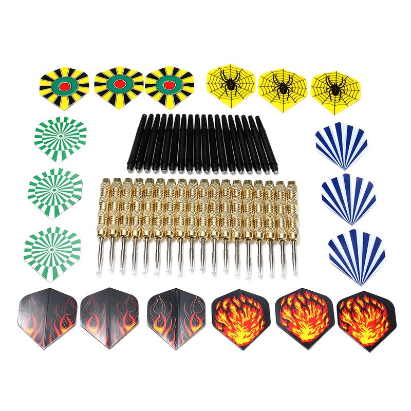 18Pcs-15cm-Steel-Tip-Dart-With-Nice-Flight-Game-Play-Darts-1289559