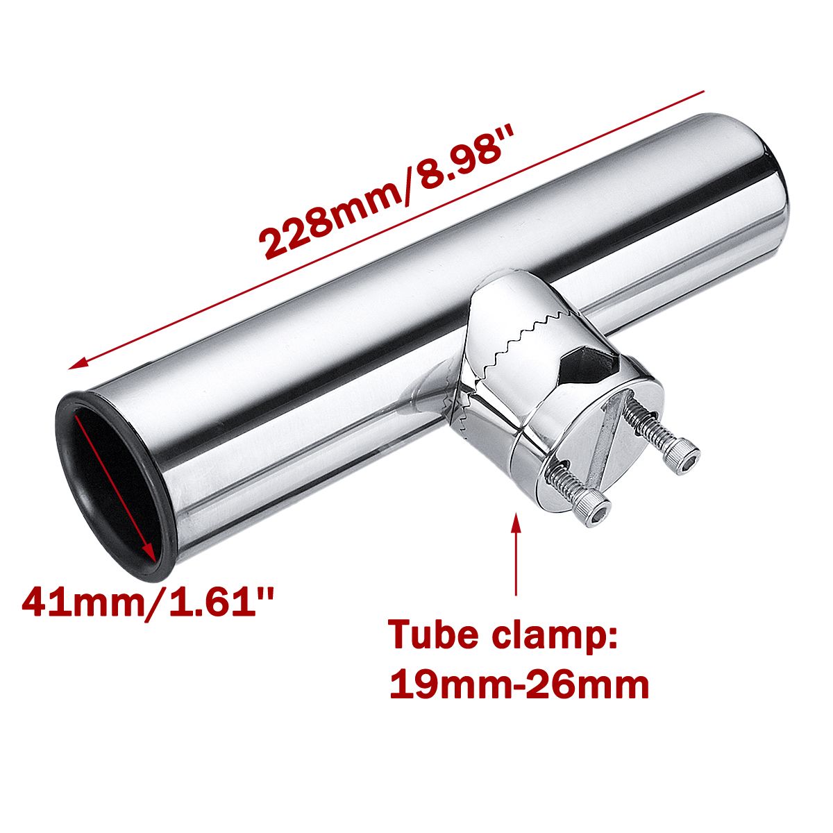 19mm-26mm-Stainless-Steel-Fishing-Rod-Holder-Marine-Boat-Tackle-Clamp-On-Rails-Mount-1341786
