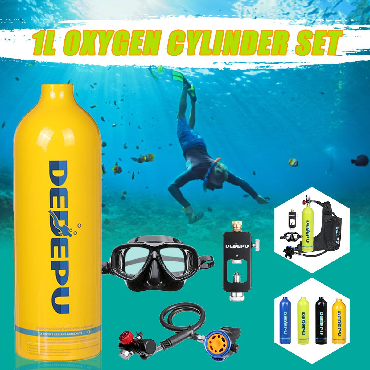 1L-MIni-Scuba-Oxygen-Cylinder-Air-Tank-Underwater-Breathing-Diving-Valve-Kit-Set-1692307