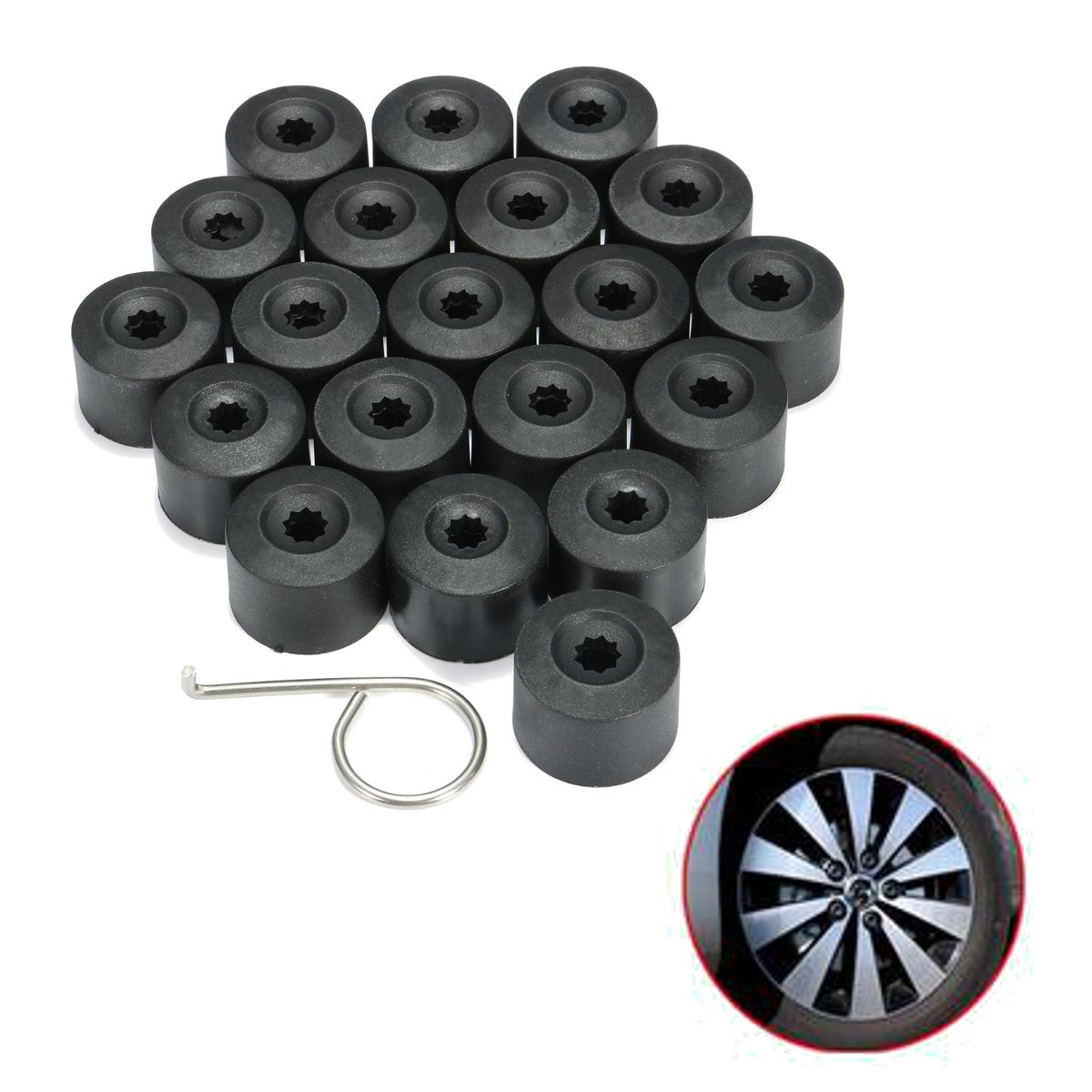 20pcs-Wheel-Bolt-Cap-Lug-Nut-Cover-Fits-Chock-For-Car-VW-Golf-Jetta-1K0-601-173-1439973