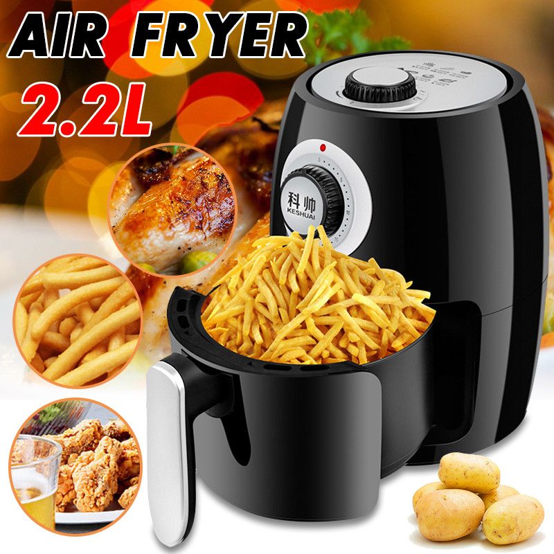 220V-22L-Air-Fryer-Rapid-Healthy-Cooker-Oven-Low-Fat-Free-Food-Frying-Black-1710361