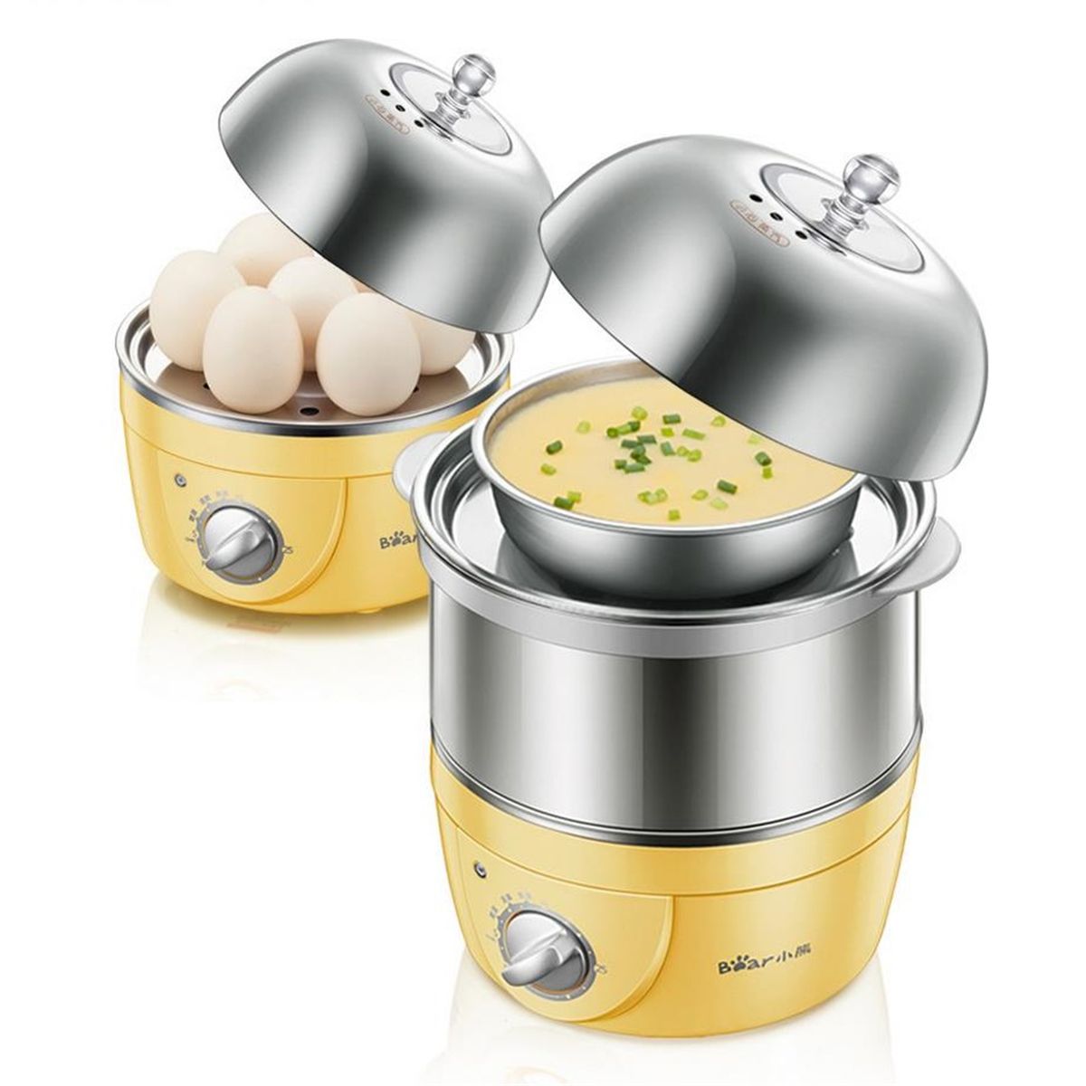 220V-360W-Yellow-Stainless-Steel-Egg-Boiler-Machine-Multi-function-with-Automatic-Power-Off-for-14Pc-1481736