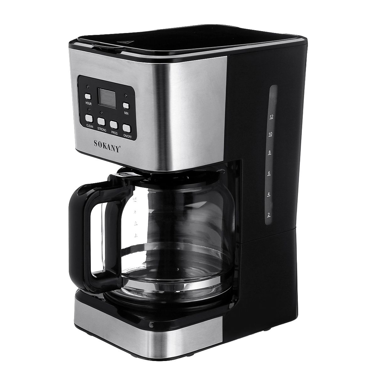 220V-Coffee-Maker-12-Cups-15L-Semi-Automatic-Espresso-Making-Machine-Stainless-Steel-1560948