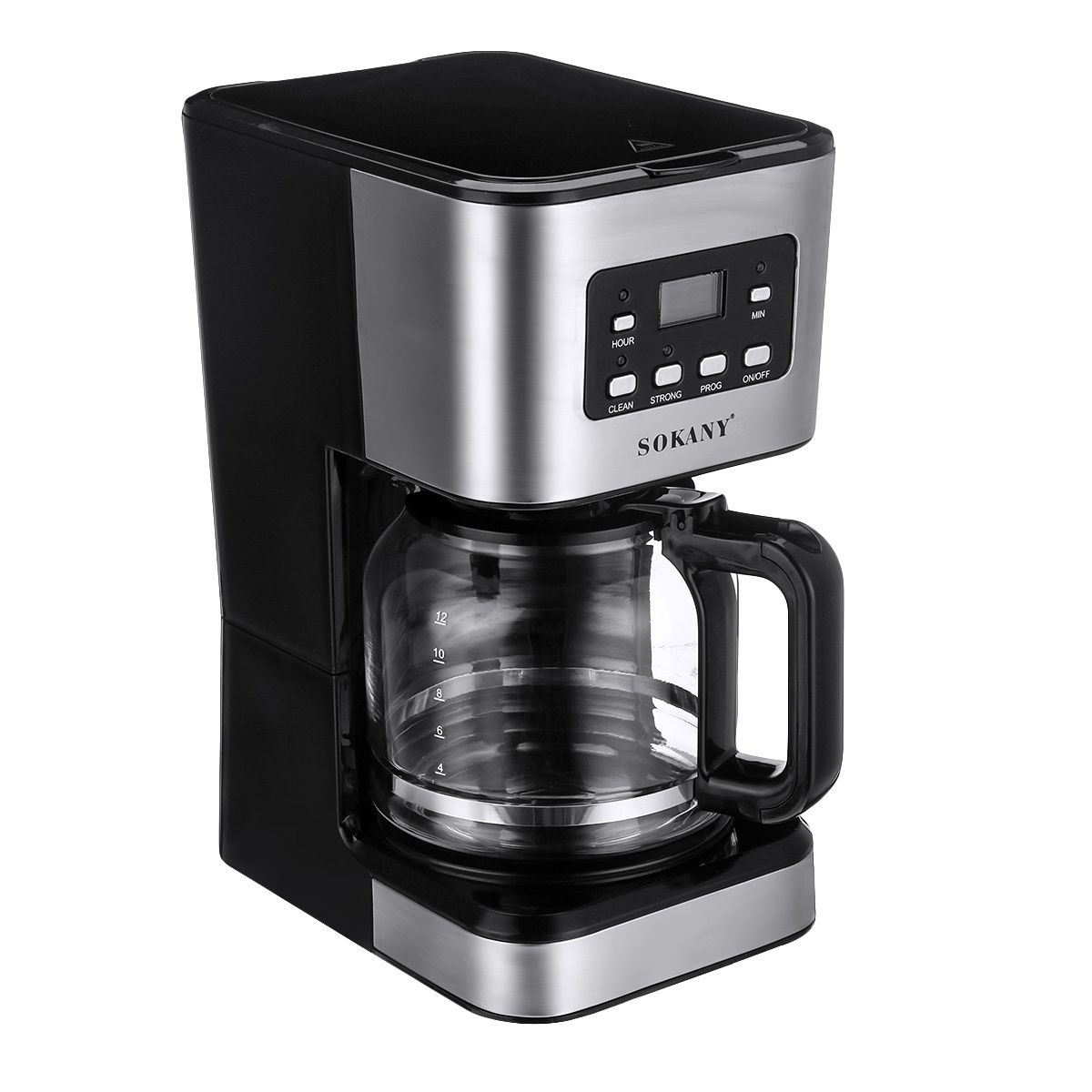 220V-Coffee-Maker-12-Cups-15L-Semi-Automatic-Espresso-Making-Machine-Stainless-Steel-1560948