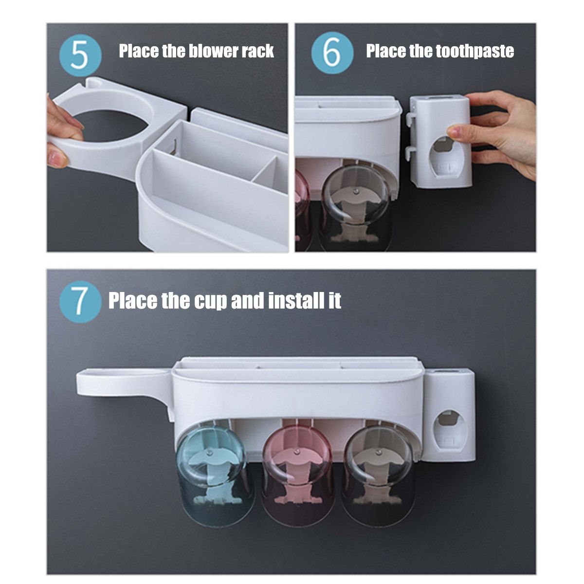 234-Cups-Automatic-Toothpaste-Toothbrush-Holder-Wall-Hanging-Hair-Dryer-Rack-1528060
