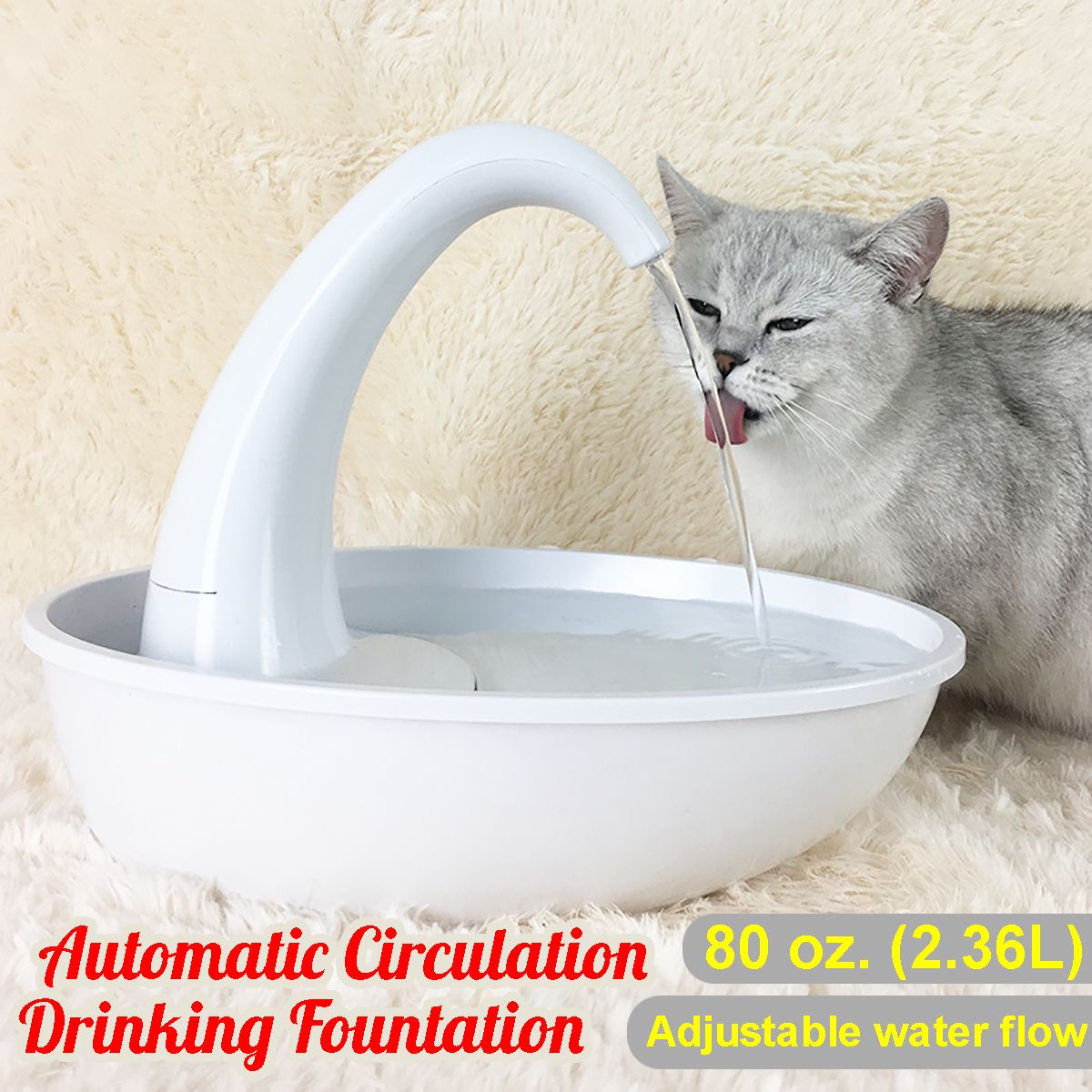 236L-Pet-Cat-Dog-Bowl-Drinking-Water-Fountain-Automatic-Electric-Dispenser-Fliter-1559193