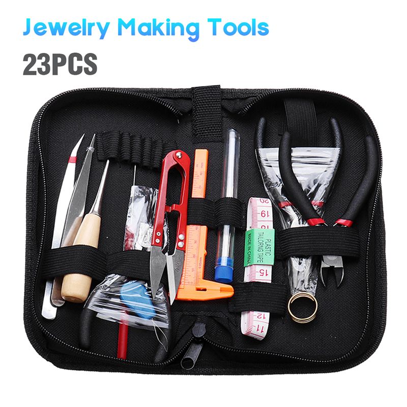 23Pcs-DIY-Jewelry-Making-Tools-Repair-Kit-Jewelry-Pliers-Beading-Wire-Set-Craft-1563698