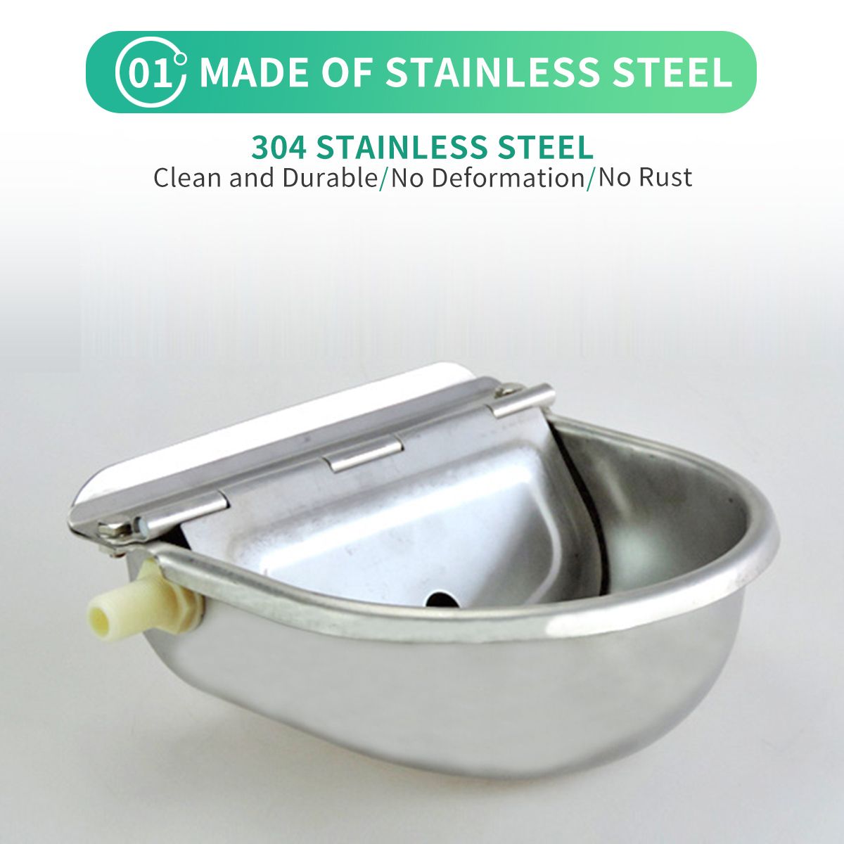 25L-Stainless-Steel-Automatic-Water-Trough-Float-Valve-Farm-Horse-Cow-Sheep-Drink-Bowl-1211498