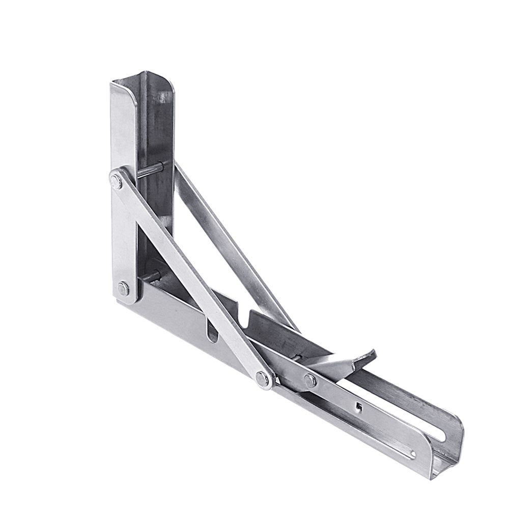 2Pcs-810121416-Inch-Folding-Triangle-L-Shaped-Storage-Shelf-Support-Bracket-Stainless-Steel-1390096