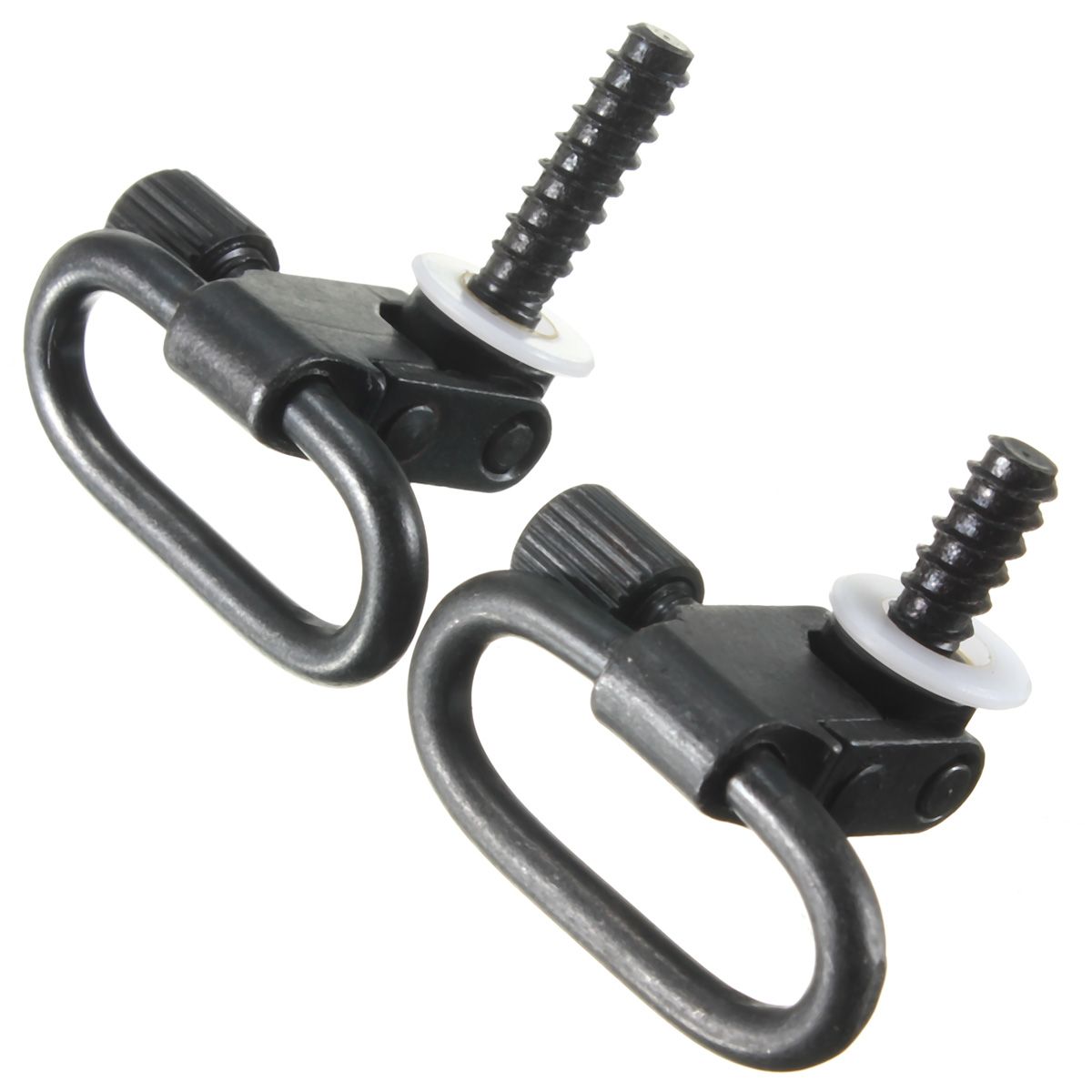 2Pcs-Black-Quick-Release-Detach-Sling-Mounting-Suspender-Loop-amp-Studs-With-White-Washers-1267491
