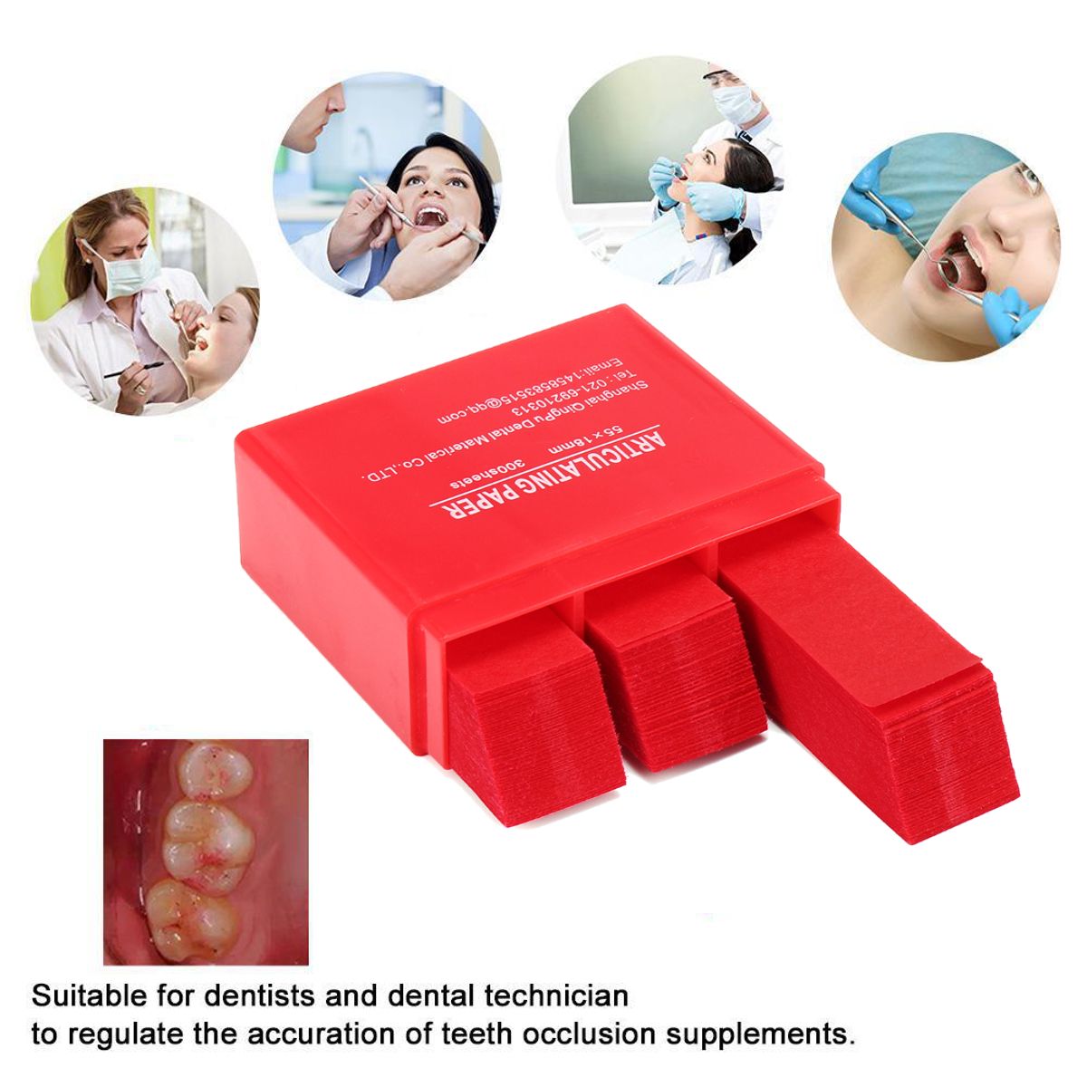 300-Sheets-Dental-Articulating-Paper-Dental-Lab-Products-Teeth-Care-Strips-Kit-Tools-1359950