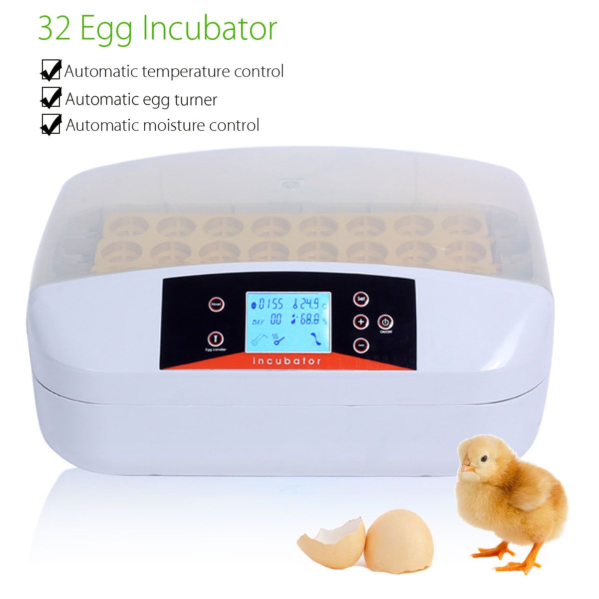 32-Digital-Egg-Incubator-Hatcher-Temperature-Control-Automatic-Turning-Chicken-Incubator-Tools-US-1192154
