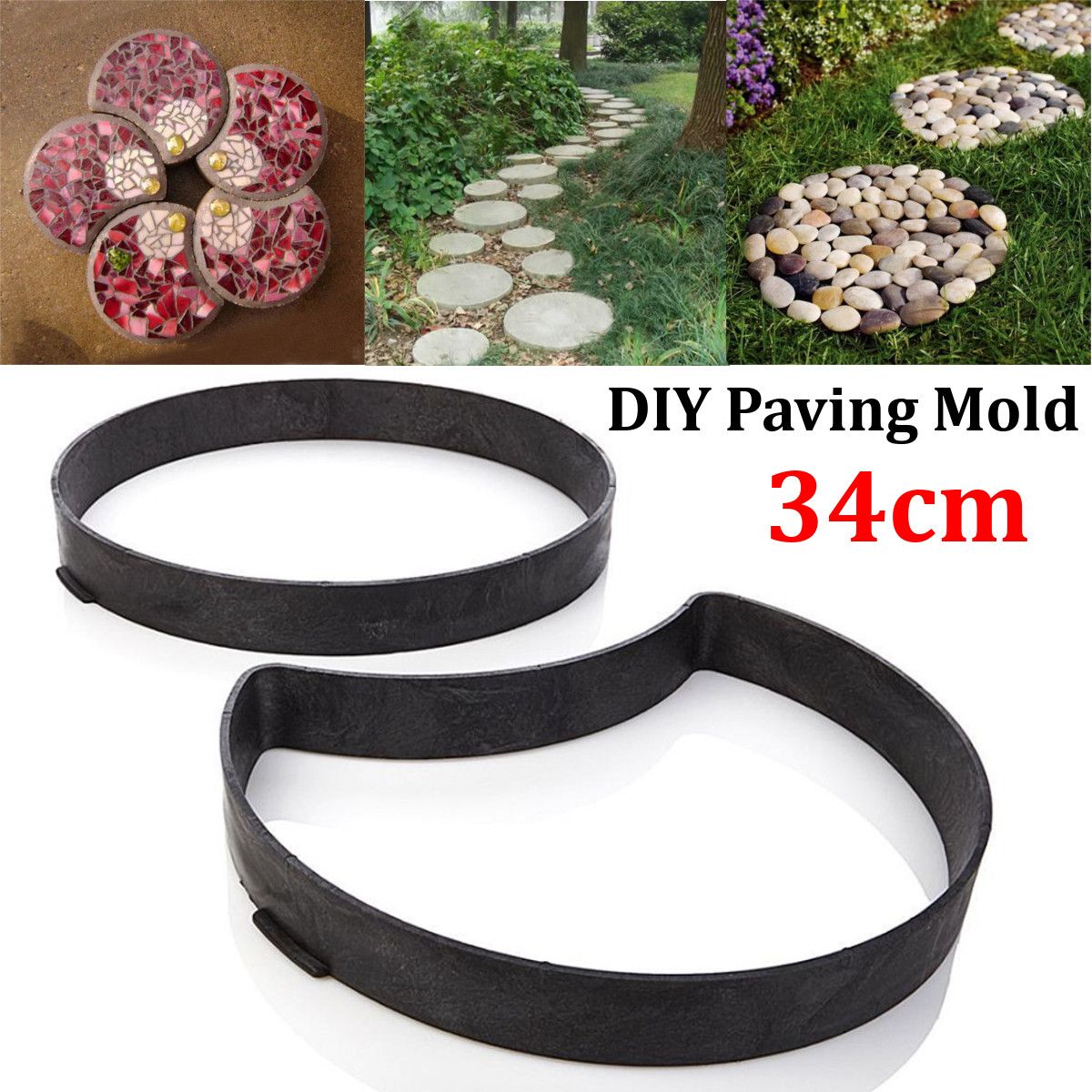 34cm-DIY-Plastic-Mold-Garden-Path-Pavement-Make-Mold-Road-Paving-Cement-Stone-Mould-Brick-1341957