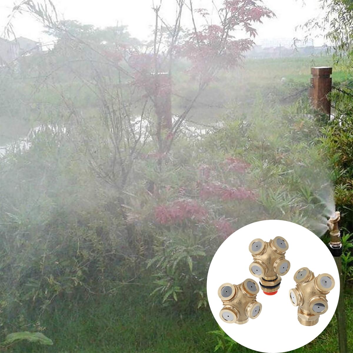 4-Hole-Brass-Spray-Misting-Nozzle-Garden-Sprinkler-Irrigation-Fitting-Adjustable-1685437