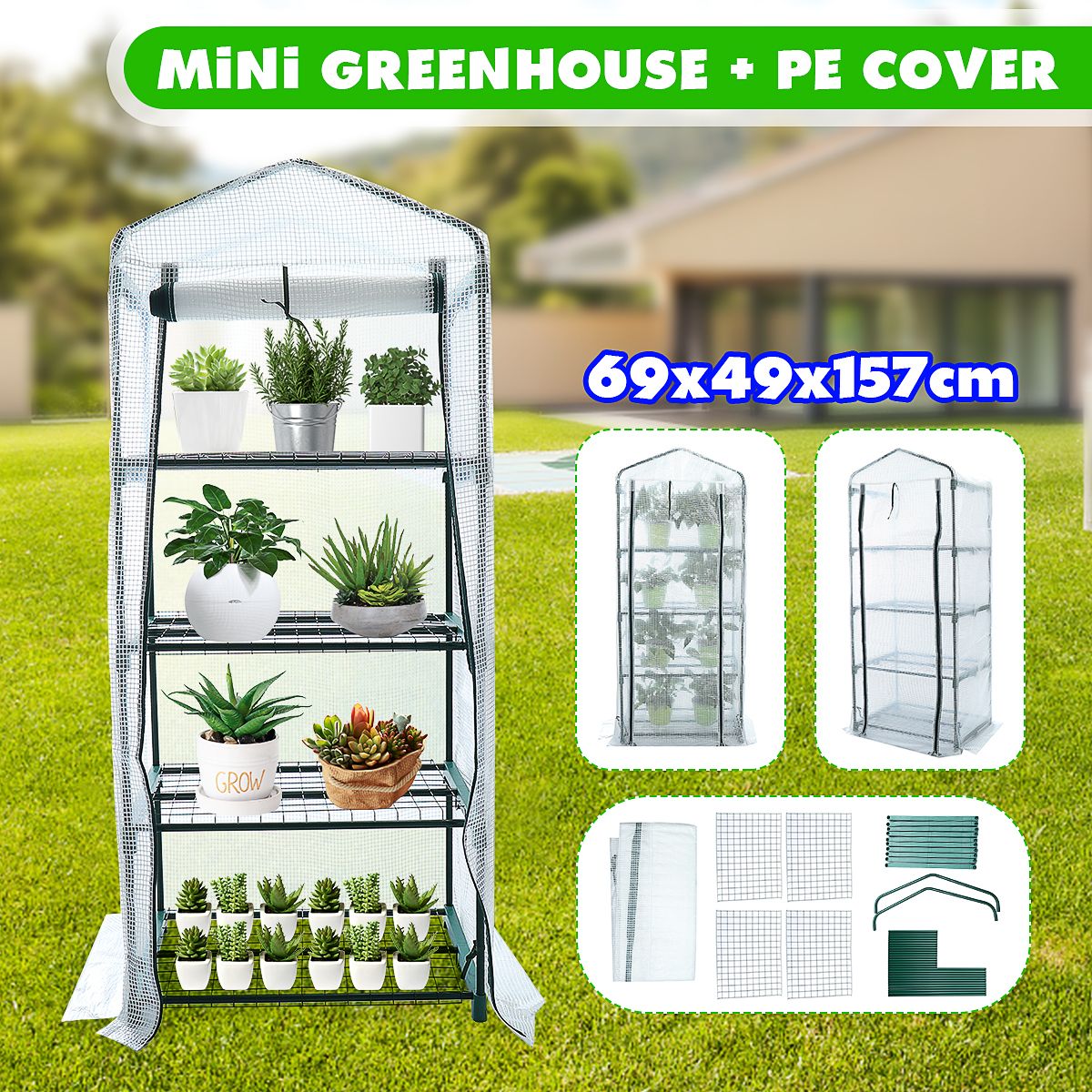 4-Layers-Mini-Greenhouse-Home-Outdoor-Flower-Plant-Gardening-Winter-Shelves-1740077