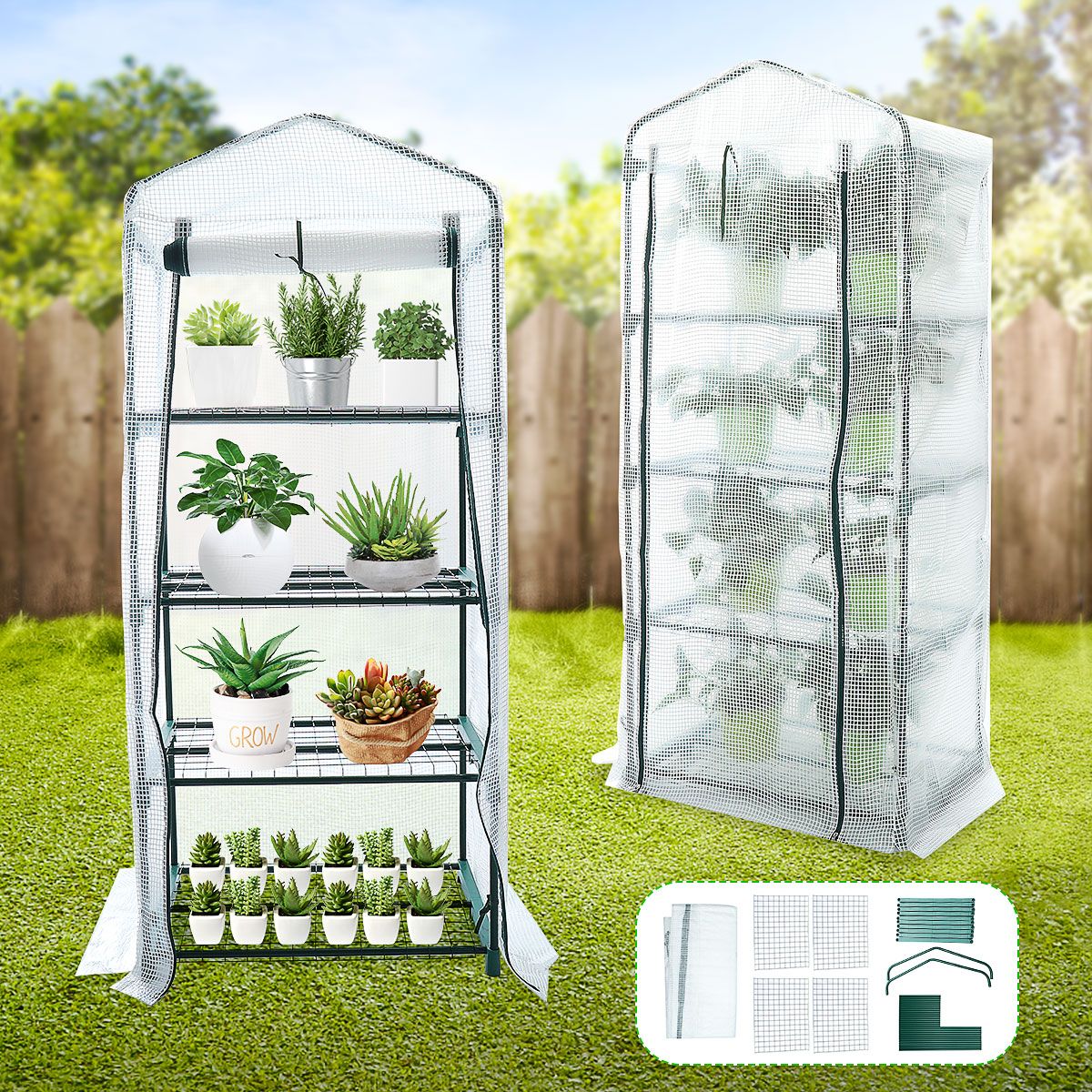 4-Layers-Mini-Greenhouse-Home-Outdoor-Flower-Plant-Gardening-Winter-Shelves-1740077