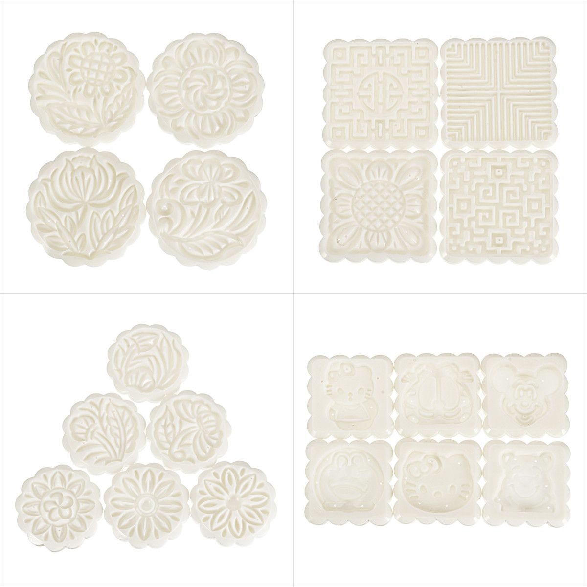 4-Sets-Mooncake-Pastry-Press-Mold-100g-50g-DIY-Flower-Pattern-Mould-Decor-w-20-Stamps-Round-Square-1339031