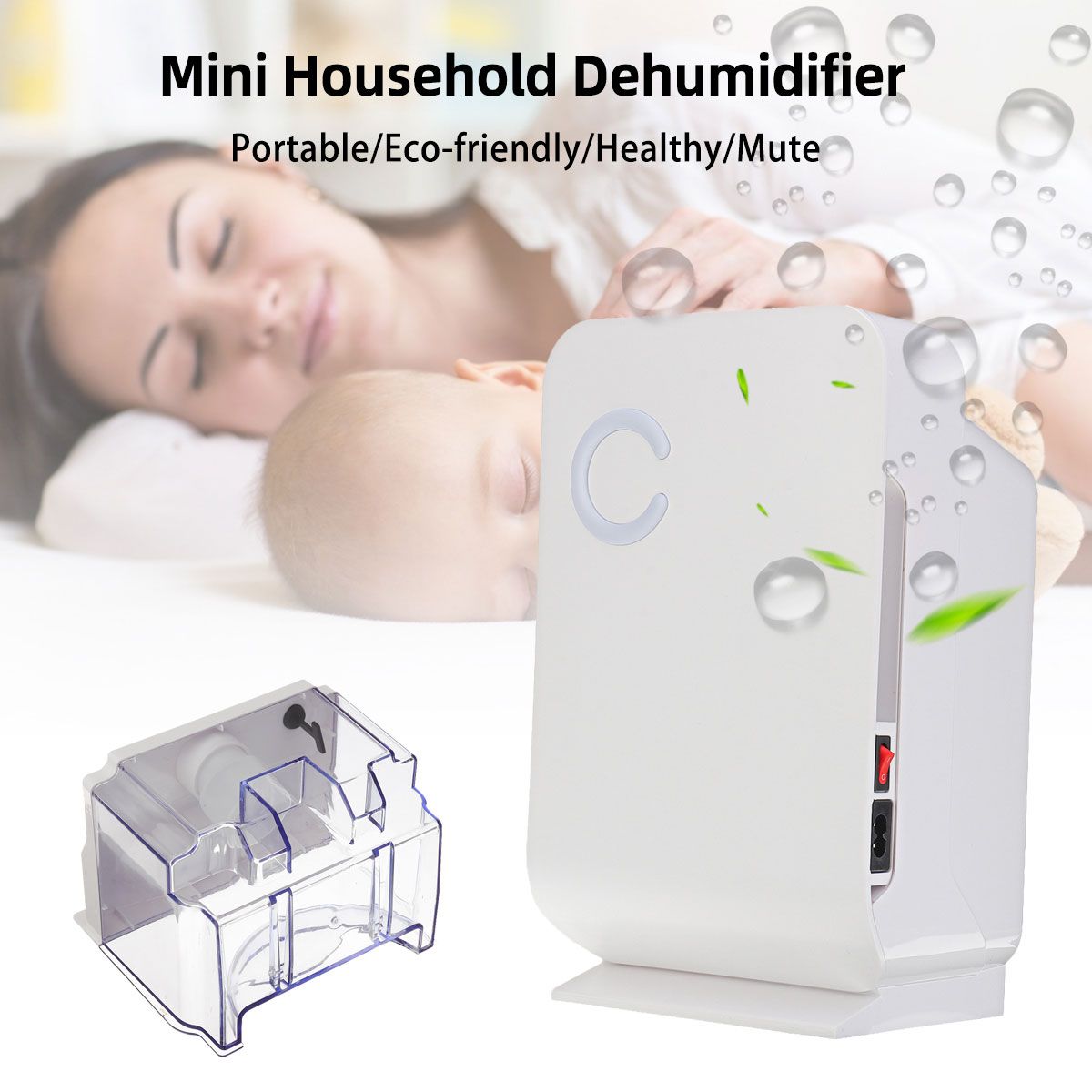 48W-15L-Mini-Portable-Home-Dehumidifier-Mute-Moisture-Absorption-Air-Dryer-Air-Cooler-White-1723594