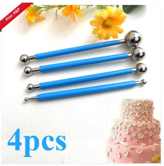4Pcs-Fondant-Cake-Pan-Flower-Decorating-Clay-Sugarcraft-Ball-Modelling-Cutter-DIY-Tool-1289383