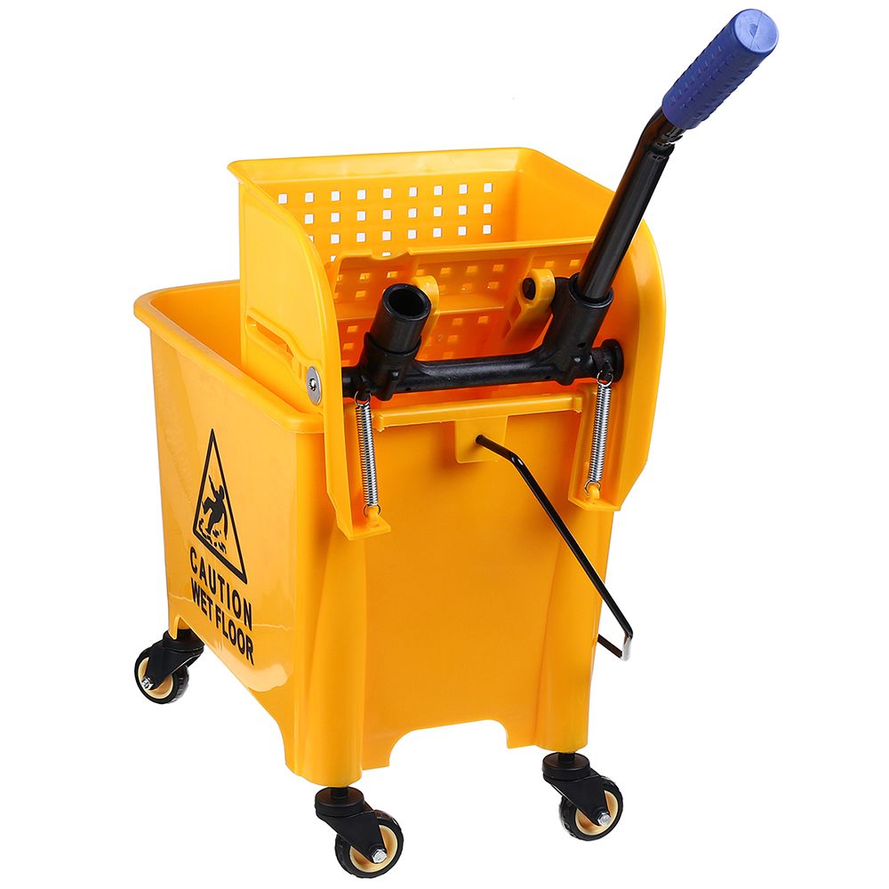 5-Gallon-Mini-Mop-Bucket-Trolley-Wringer-Combo-Commercial-Rolling-Cleaning-Cart-1661313