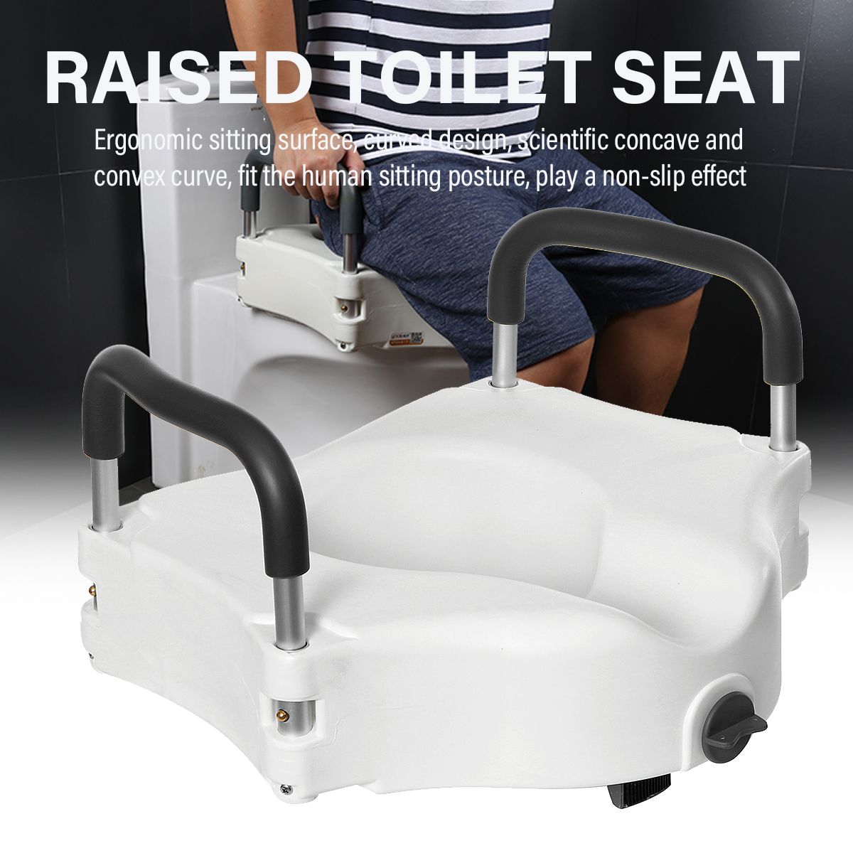 5-Inch-Raised-Toilet-Seat-Elevated-Portable-White-Removable-Safety-Arms-Riser-1711701