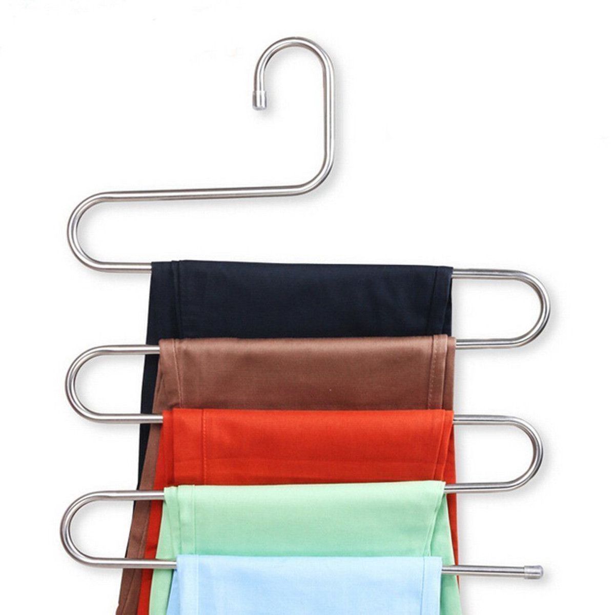 5-Layers-Pants-Hanger-Trousers-Towels-Hanging-Cloth-Clothing-Rack-Space-Saver-1304894