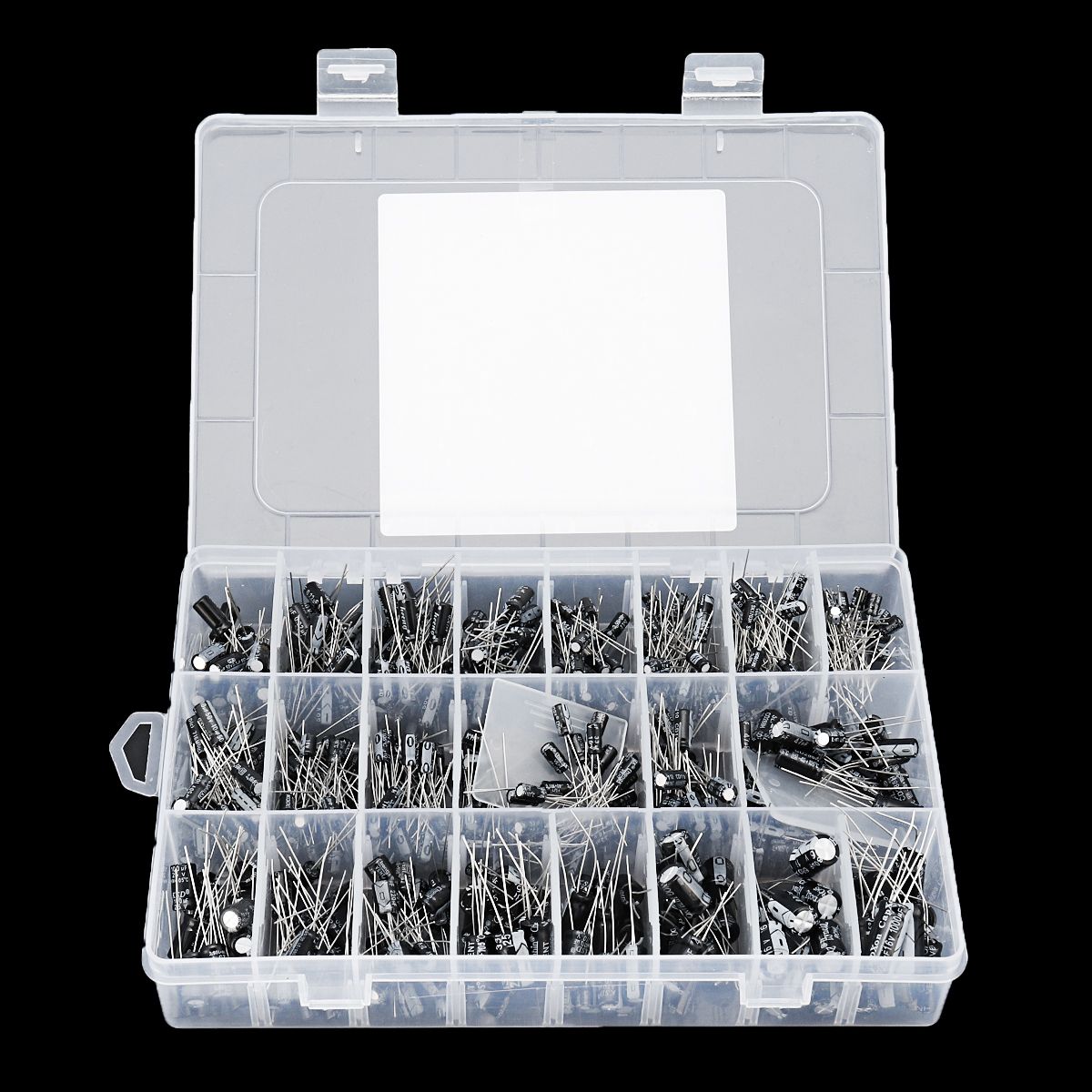 500PCS-Electrolytic-Capacitor-Assortment-Box-Kit-01UF-1000UF-16V-50V-24-Values-1308891