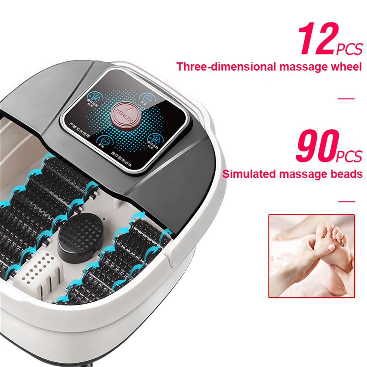500W-110V220V-Movable-Electric-Foot-Massager-Roller-Automatic-Spa-Bath-Shiatsu-Roller-1755412