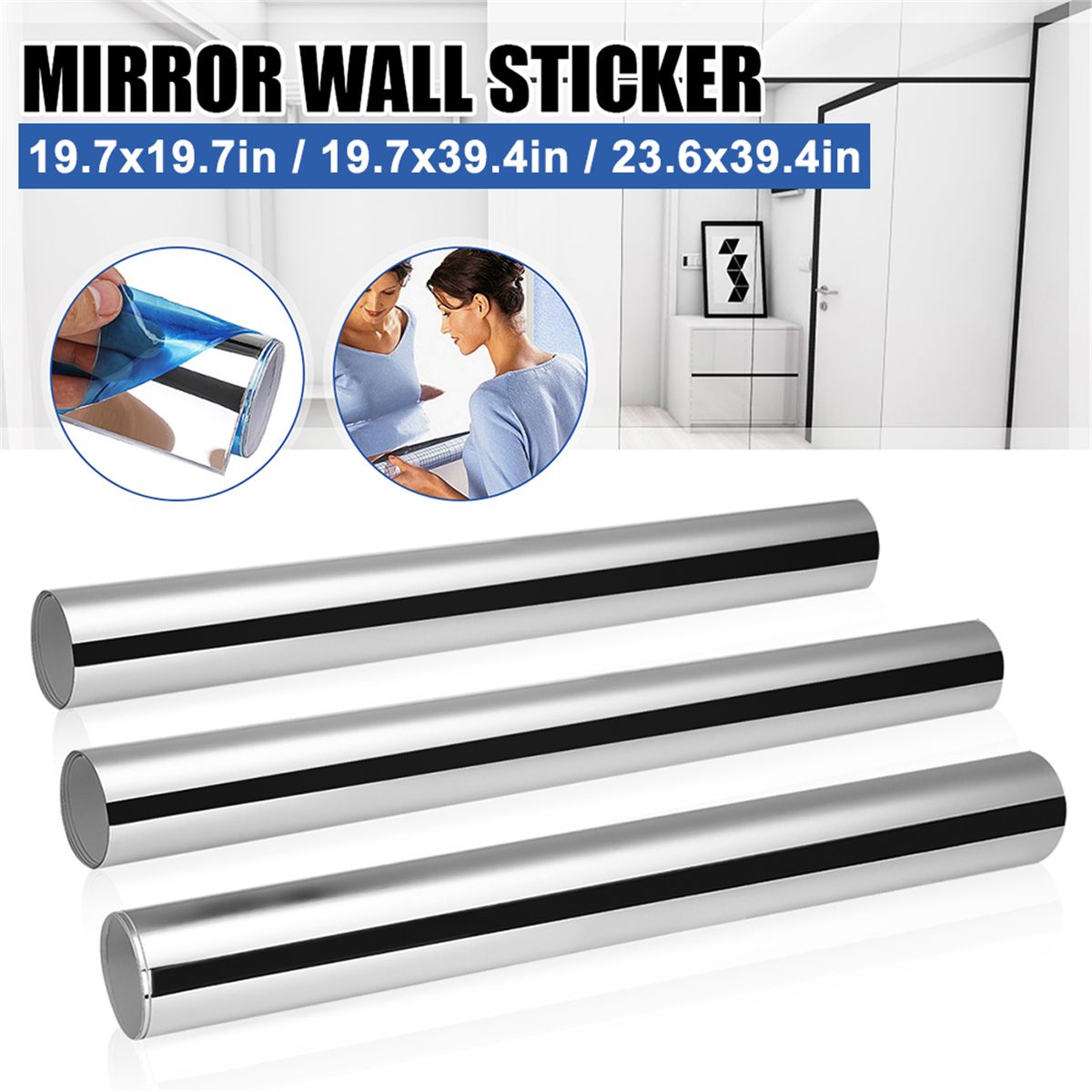 50x100cm--Mirror-Tile-Wall-Sticker-Square-Self-Adhesive-Room-Decor-Stick-On-Art-1759091