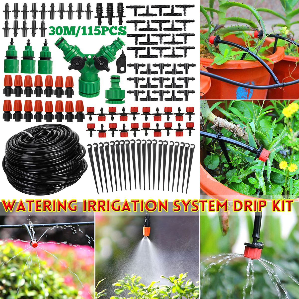 510152530M-Automatic-Sprinkler-DIY-Garden-Watering-Micro-Drip-Irrigation-System-Hose-Kits-1709407