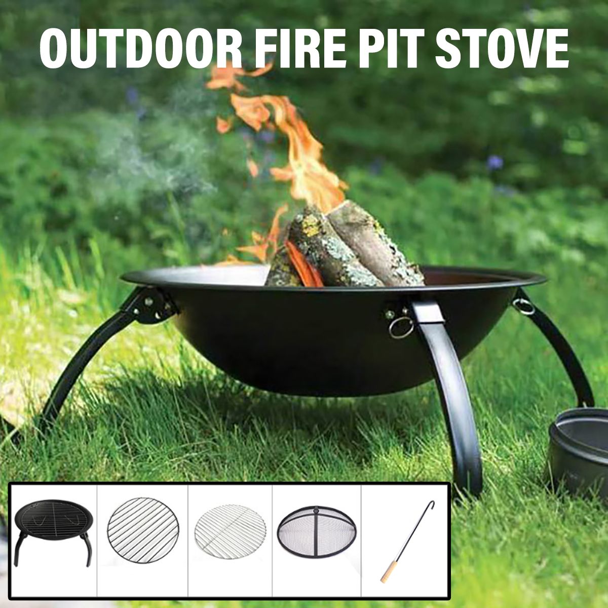 55cm-Outdoor-Fire-Pit-Garden-Patio-Wood-Log-Burner-BBQ-Camping-Brazier-Stove-1733717