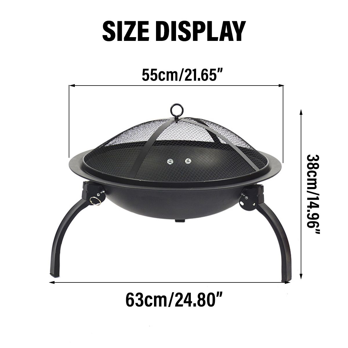 55cm-Outdoor-Fire-Pit-Garden-Patio-Wood-Log-Burner-BBQ-Camping-Brazier-Stove-1733717