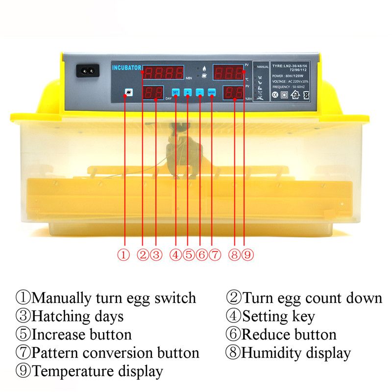 56-Automatic-Egg-Incubator-Digital-Hatching-Poultry-Chicken-Temperature-Control-USEUUK-Plug-1287218